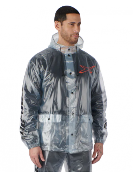 Chaqueta anti-barro hombre trasparente